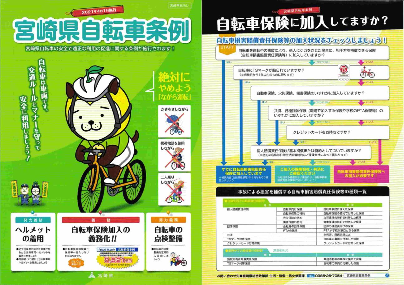 自転車 義務 化 保険