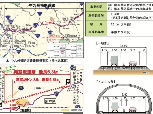 中九州横断道路　一般国道５７号　滝室坂道路の開通について